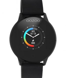 OOZOO Smartwatch Black Rubber Strap Q00115