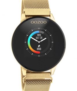 OOZOO Smartwatch Gold Stainless Bracelet Q00121