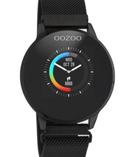 OOZOO Smartwatch Black Stainless Bracelet Q00119