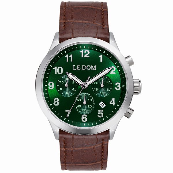 le-dom-andriko-roloi-patrol-brown-leather-silver-green